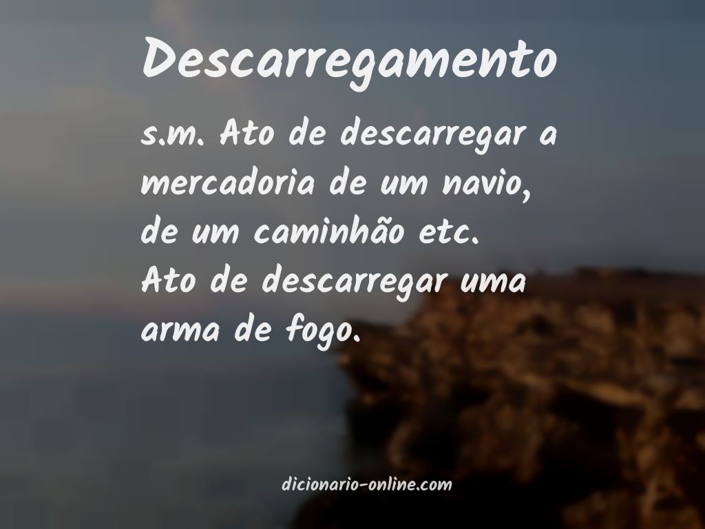 Significado de descarregamento
