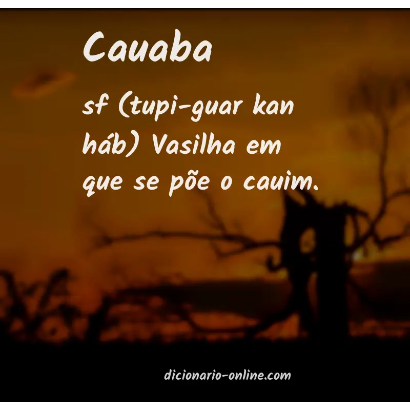 Significado de cauaba