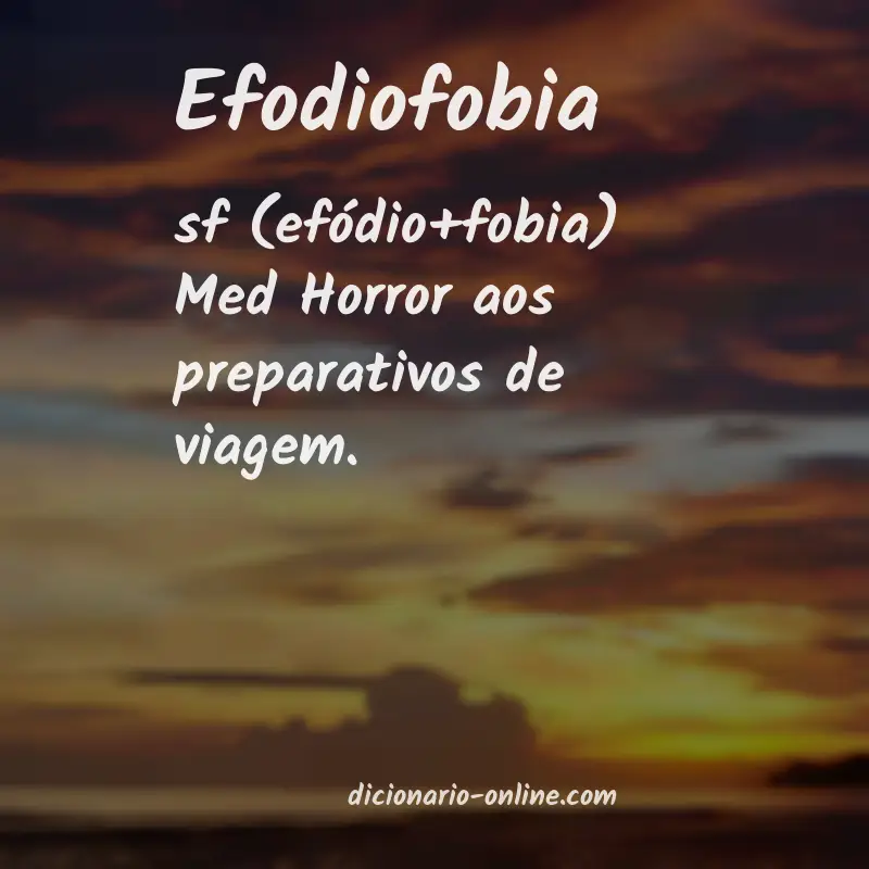 Significado de efodiofobia