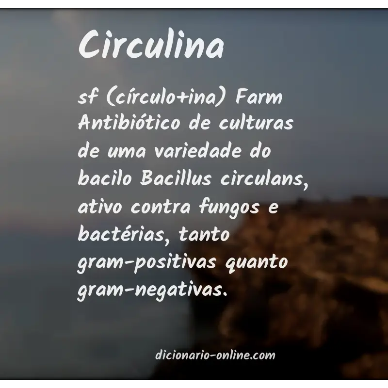 Significado de circulina