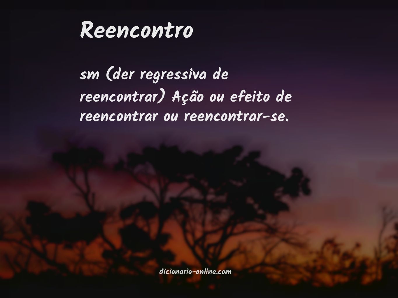 Significado de reencontro