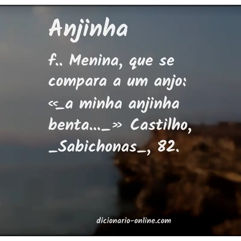 Significado de anjinha