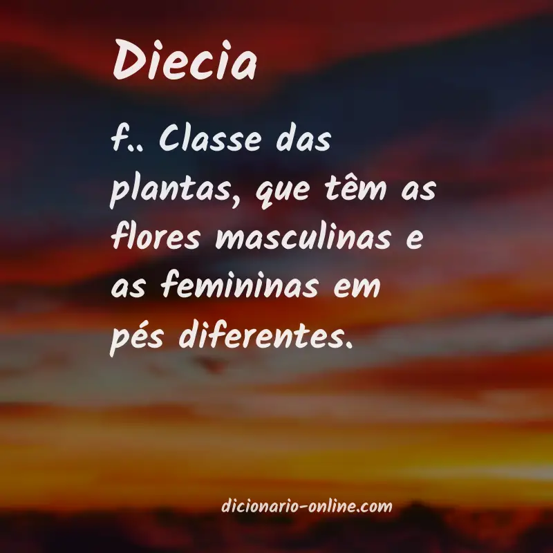 Significado de diecia