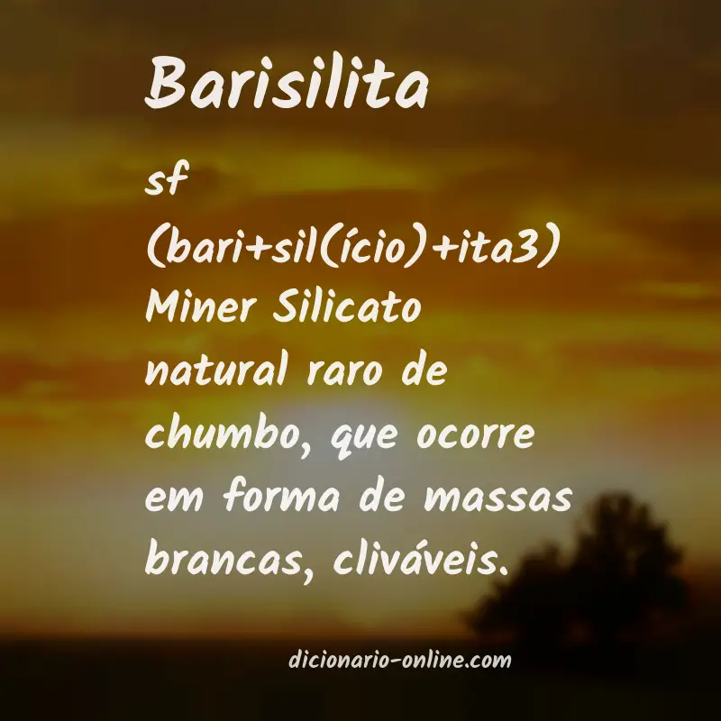 Significado de barisilita