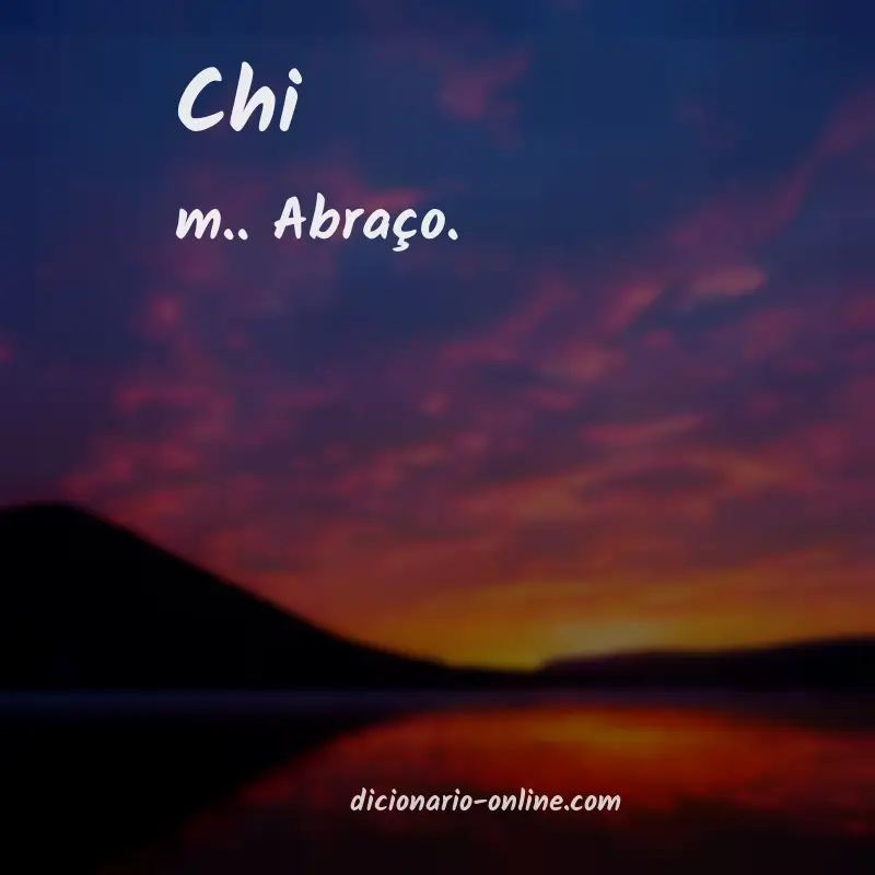 Significado de chi
