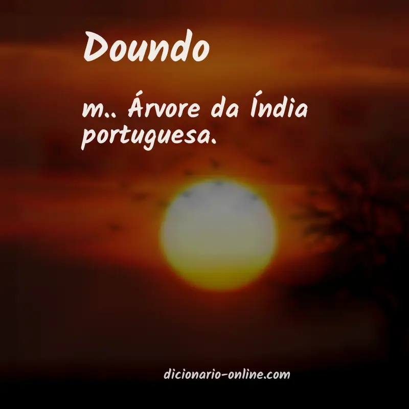 Significado de doundo