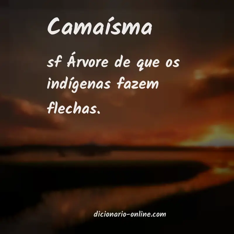 Significado de camaísma