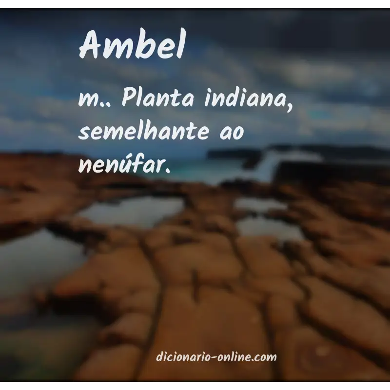 Significado de ambel