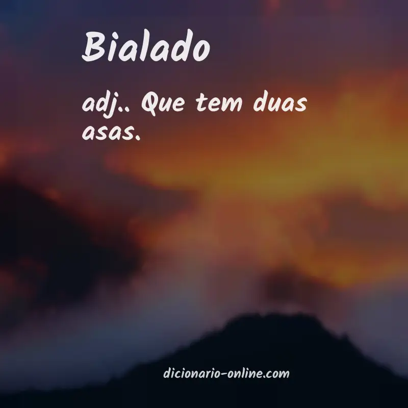 Significado de bialado
