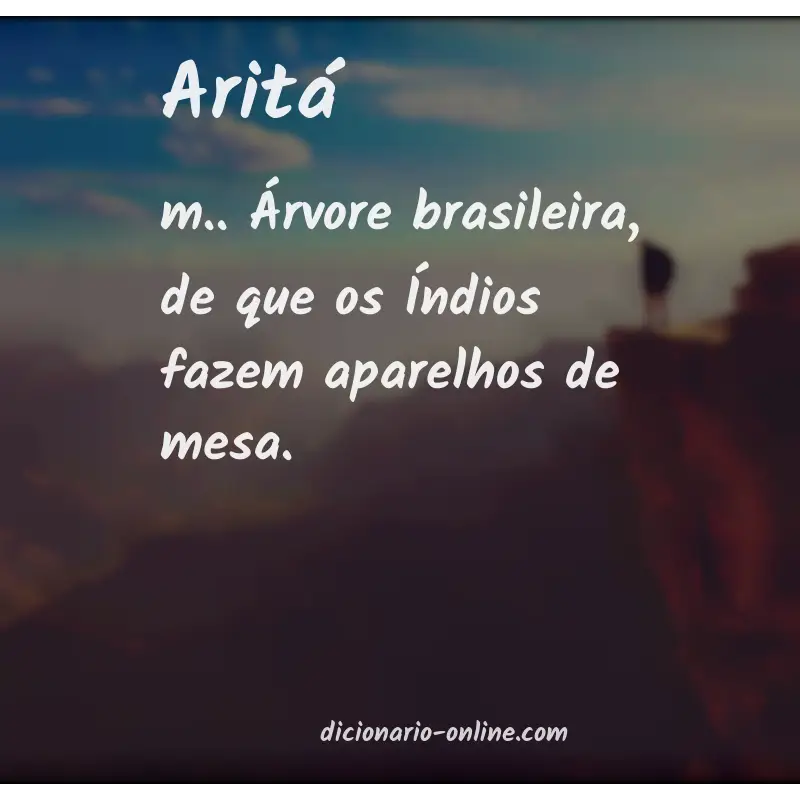 Significado de aritá