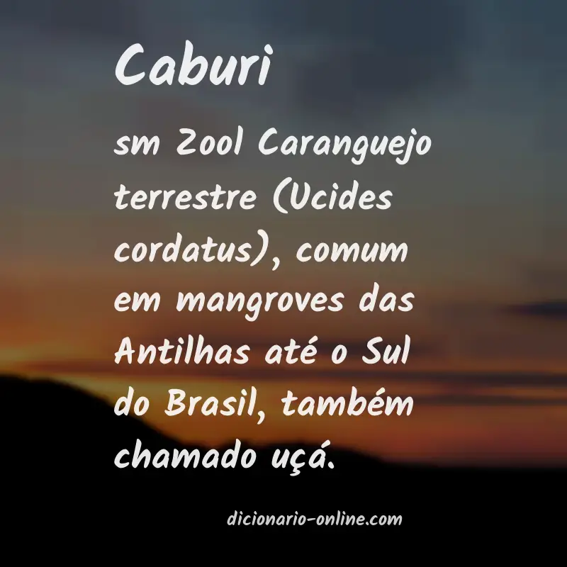 Significado de caburi