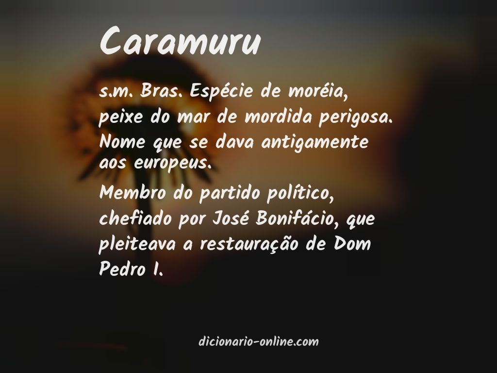 Significado de caramuru