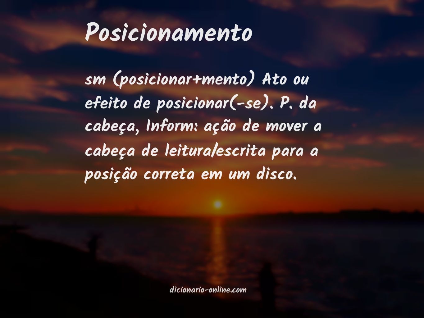 Significado de posicionamento