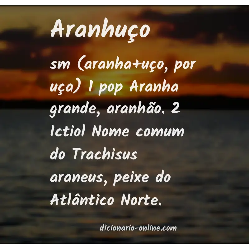 Significado de aranhuço