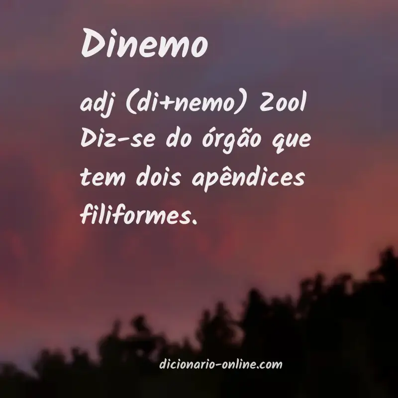 Significado de dinemo