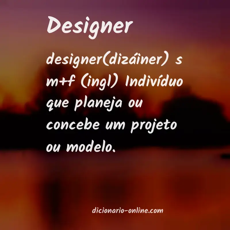 Significado de designer
