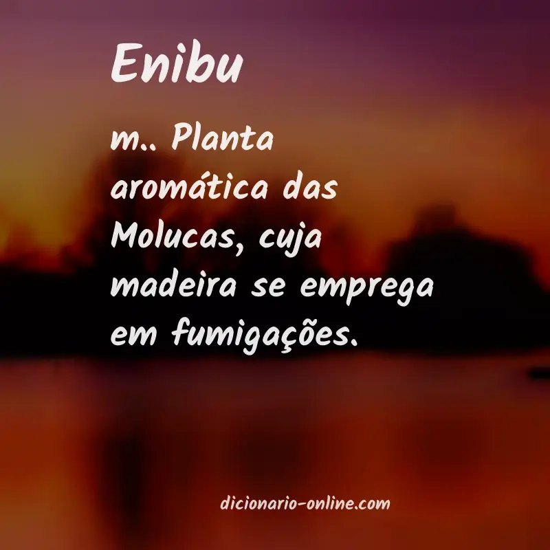 Significado de enibu