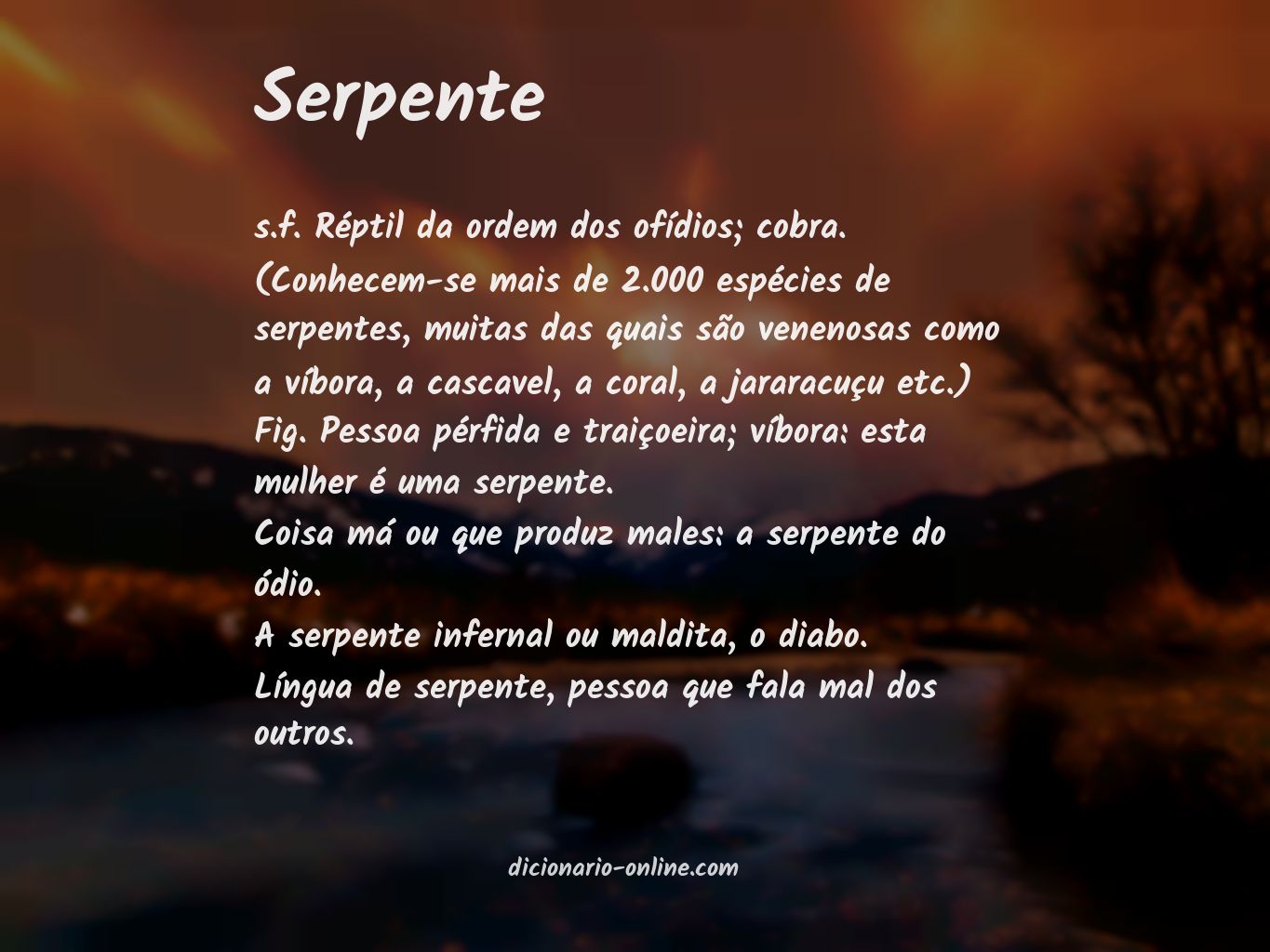 Significado de serpente