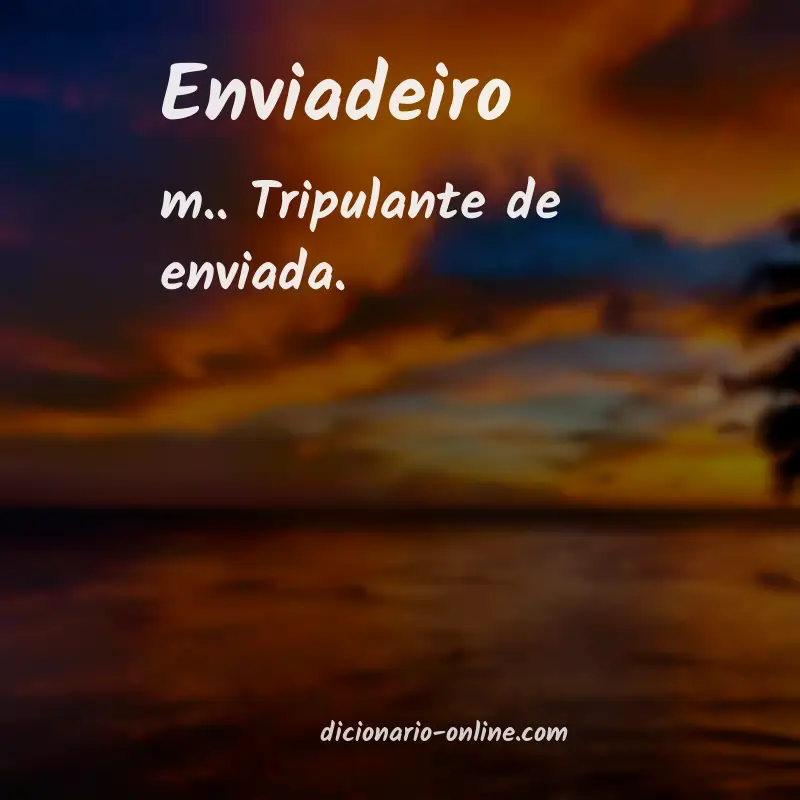 Significado de enviadeiro