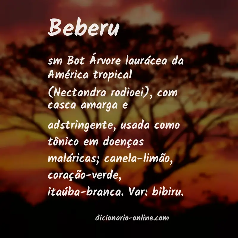 Significado de beberu