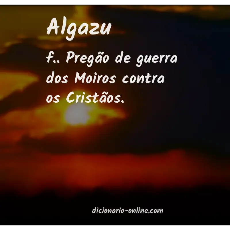 Significado de algazu