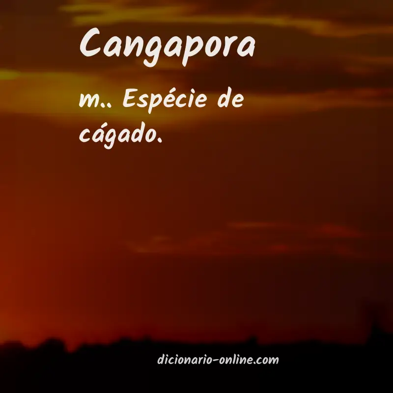Significado de cangapora