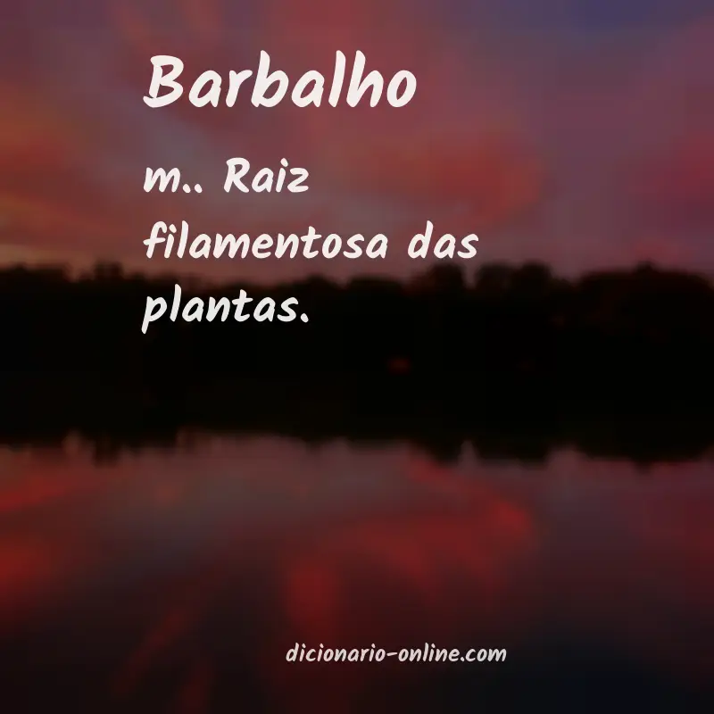 Significado de barbalho