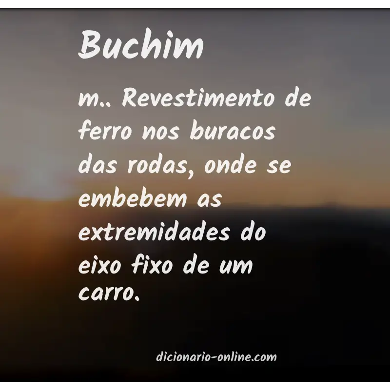 Significado de buchim