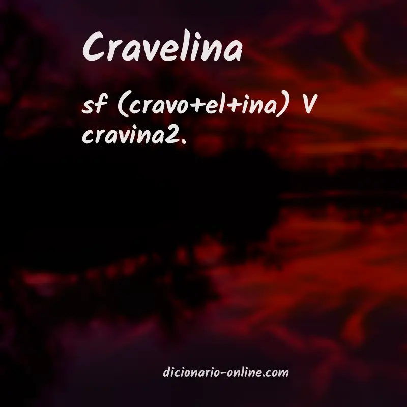 Significado de cravelina