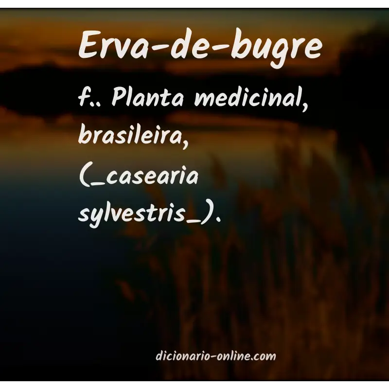 Significado de erva-de-bugre