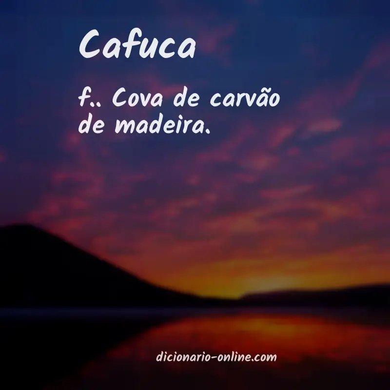 Significado de cafuca