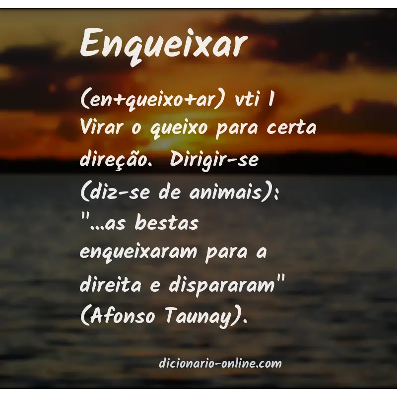 Significado de enqueixar