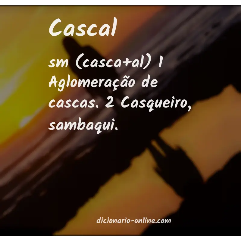 Significado de cascal