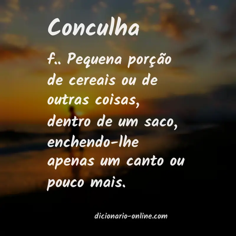 Significado de conculha