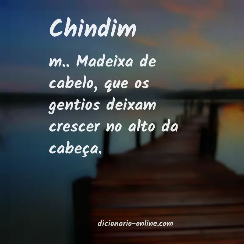 Significado de chindim