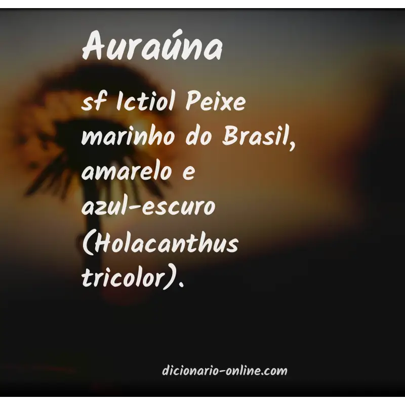 Significado de auraúna