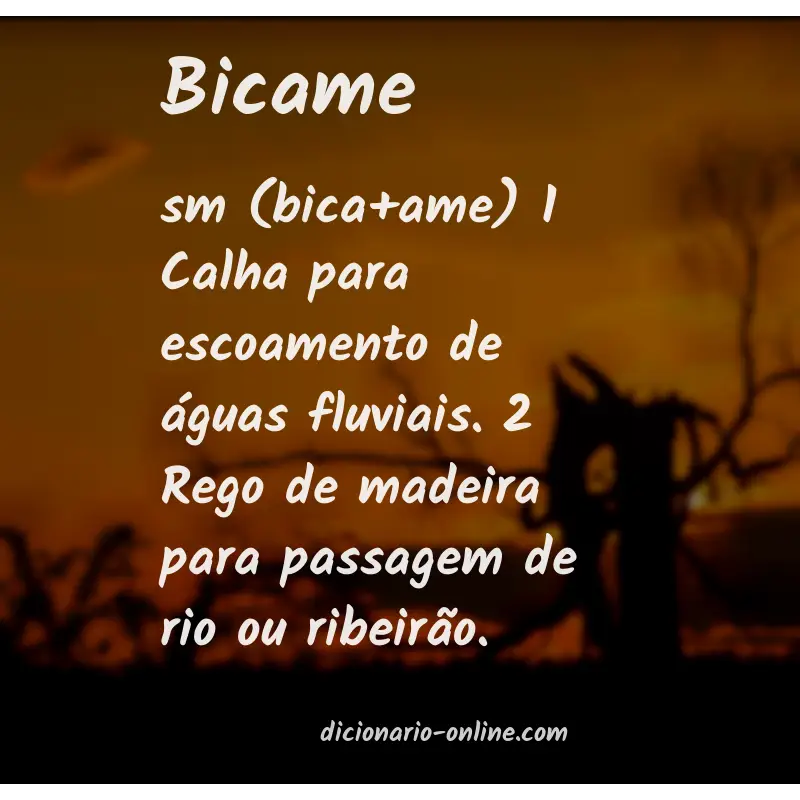 Significado de bicame