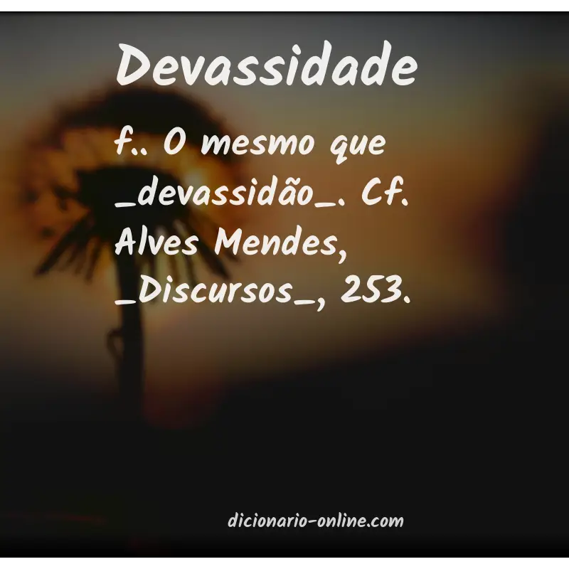 Significado de devassidade