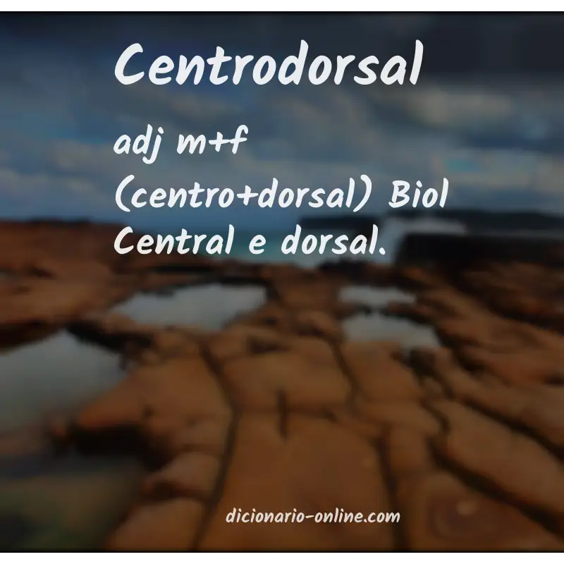 Significado de centrodorsal