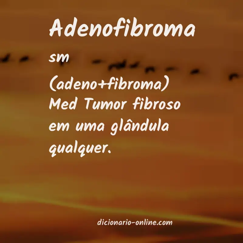 Significado de adenofibroma