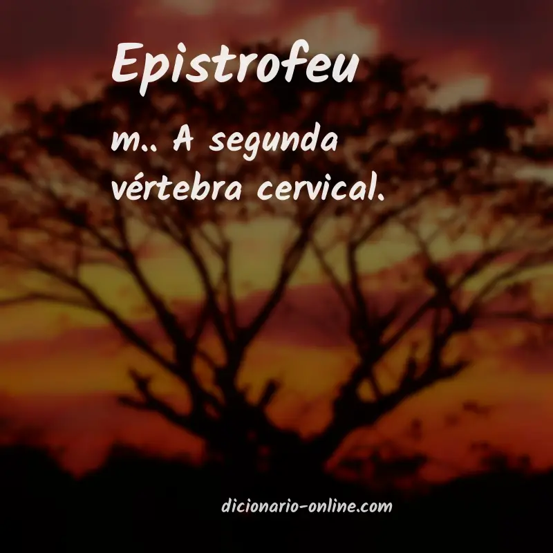 Significado de epistrofeu