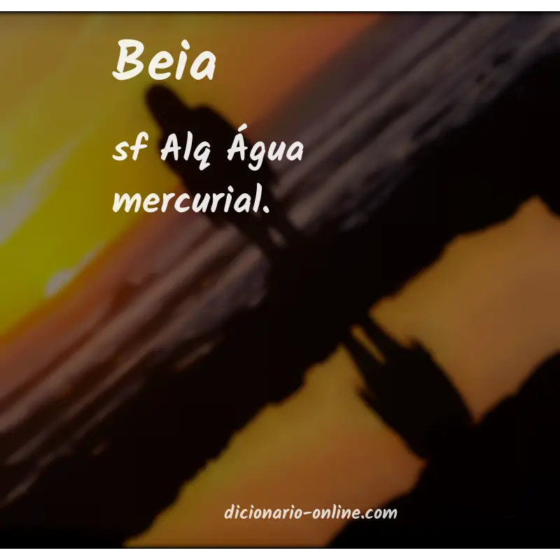 Significado de beia