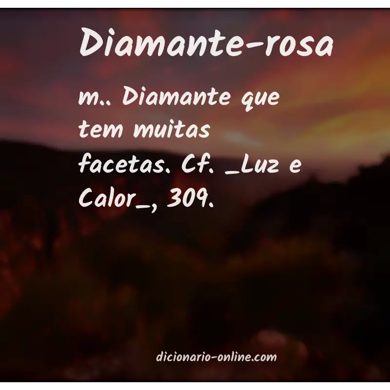 Significado de diamante-rosa