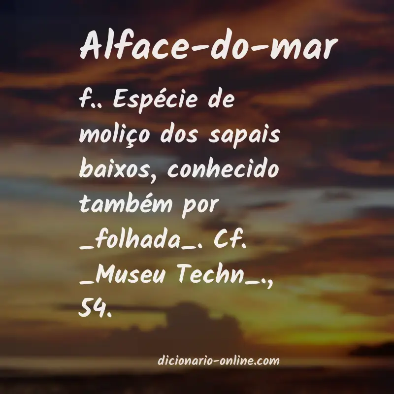 Significado de alface-do-mar