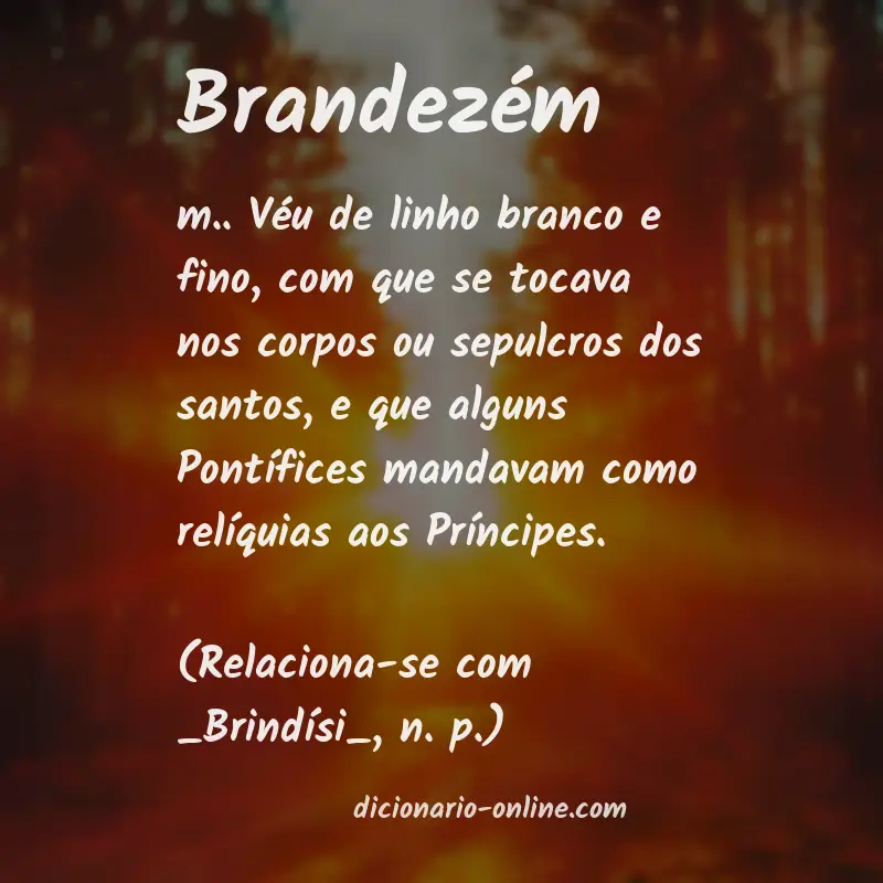 Significado de brandezém