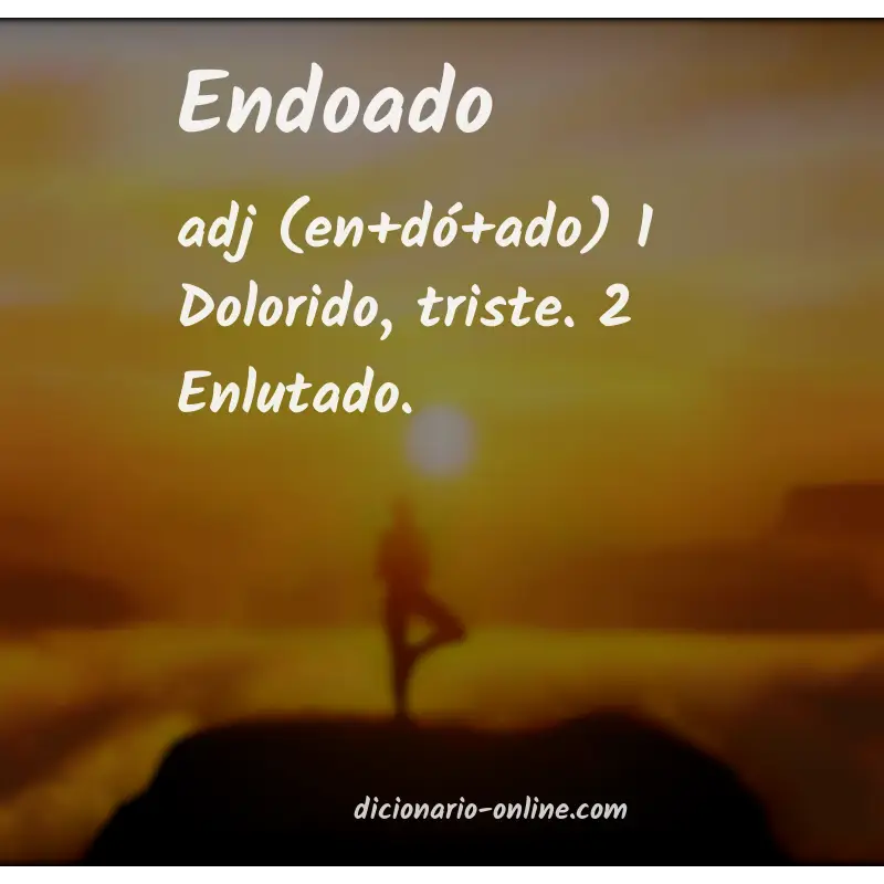 Significado de endoado