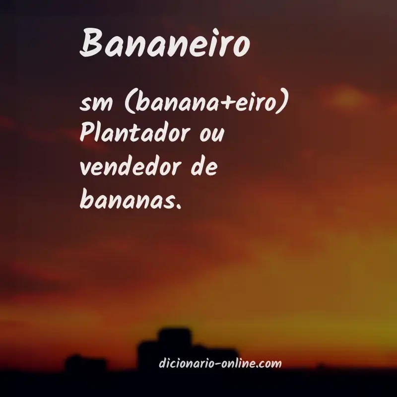 Significado de bananeiro