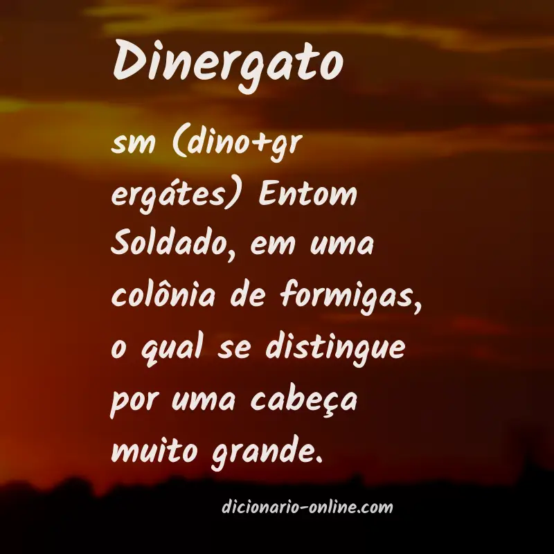 Significado de dinergato
