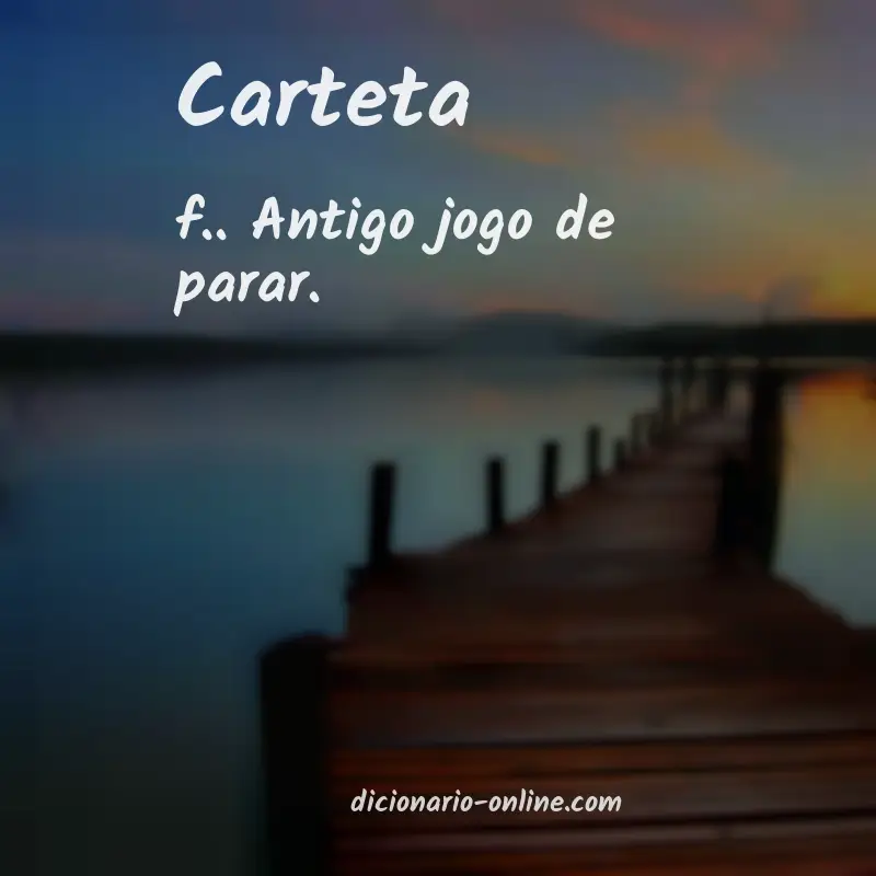 Significado de carteta