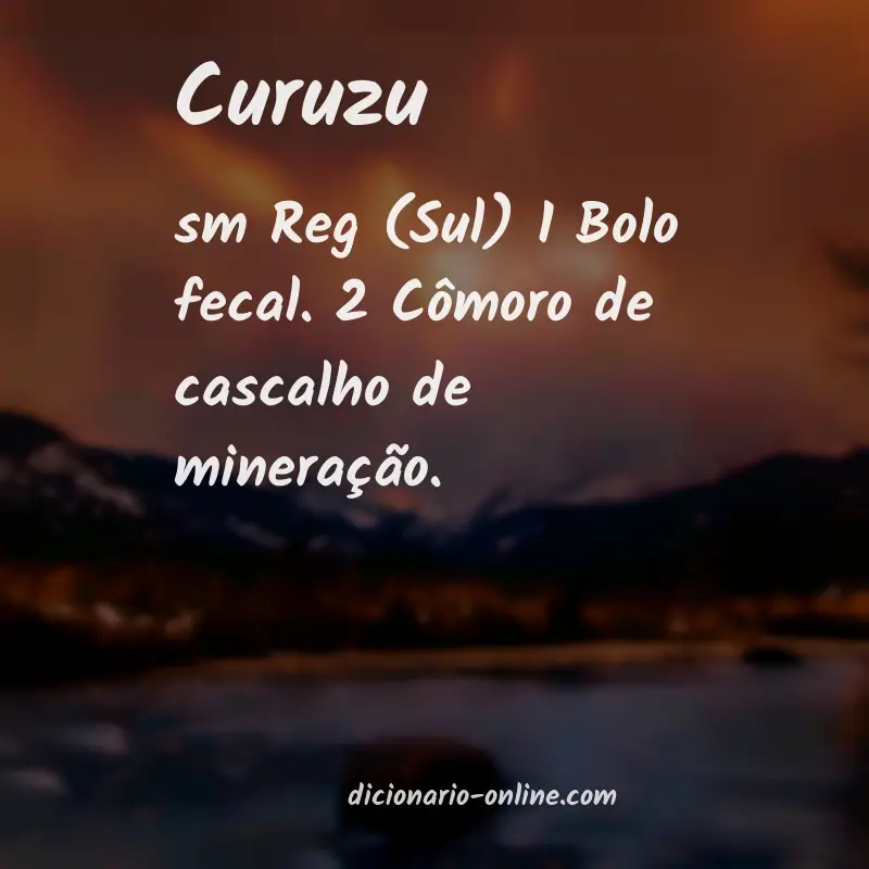 Significado de curuzu